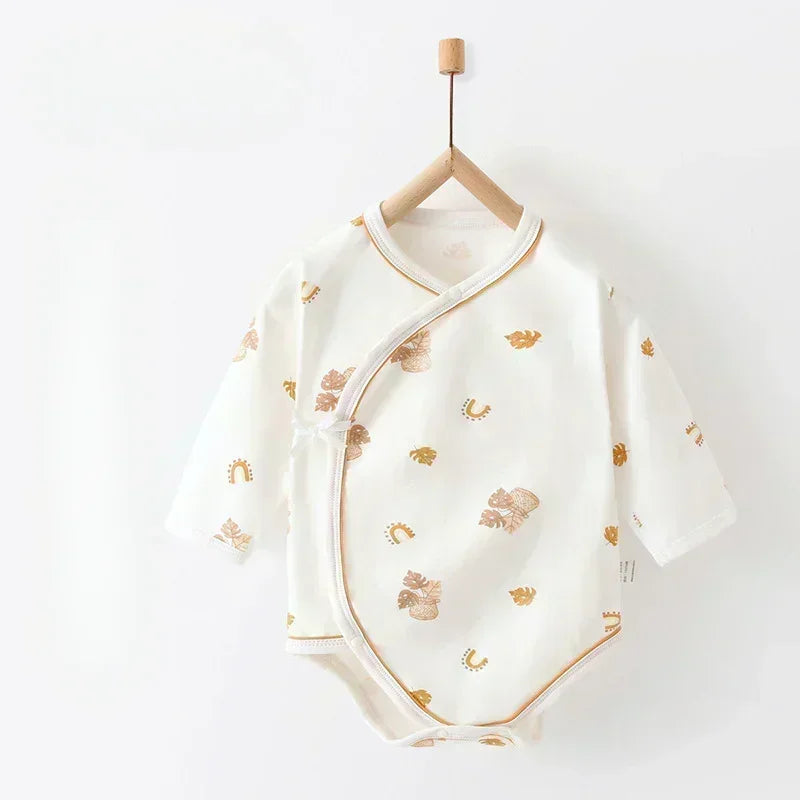 100% Cotton Long Sleeve Bodysuit - Elephant - Bodyfeu