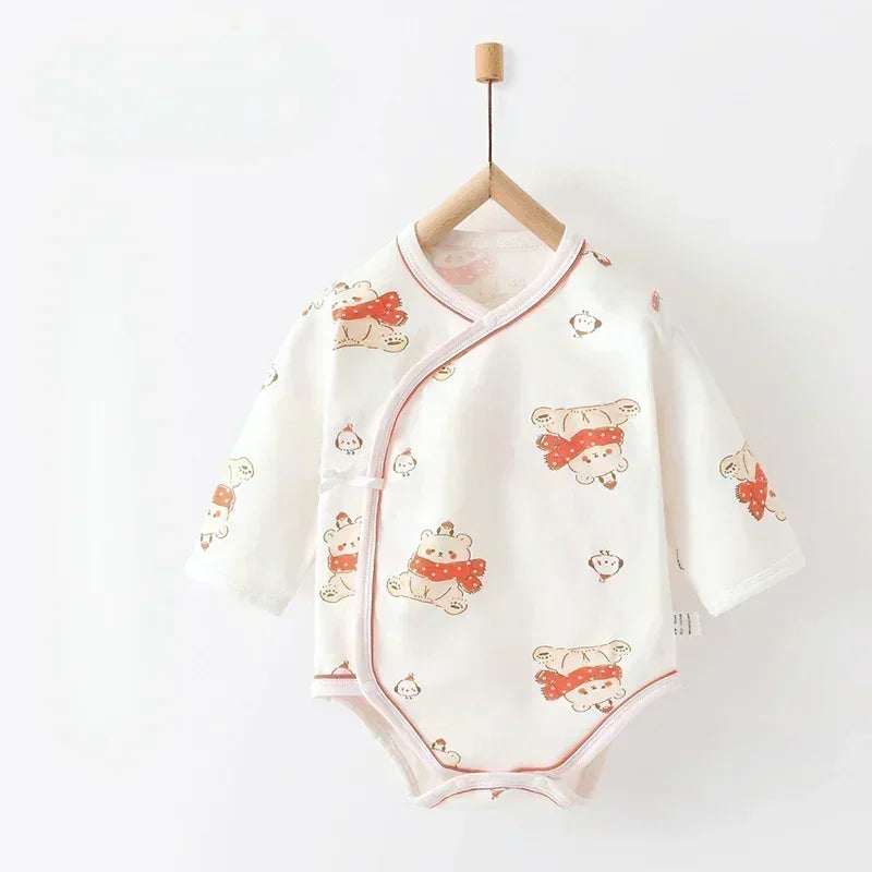100% Cotton Long Sleeve Bodysuit - Elephant - Bodyfeu