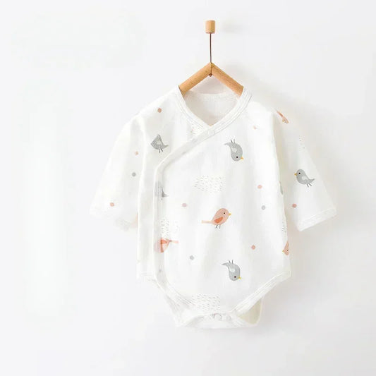 100% Cotton Long Sleeve Bodysuit - Park - Bodyfeu