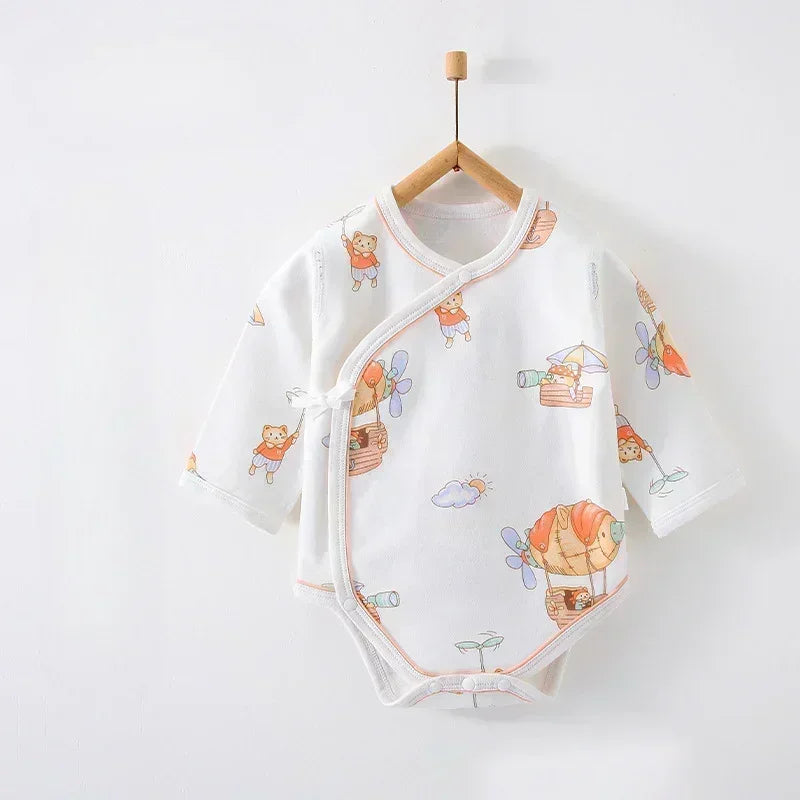 100% Cotton Long Sleeve Bodysuit - Park - Bodyfeu