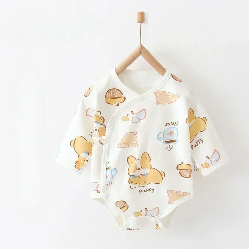 100% Cotton Long Sleeve Bodysuit - Elephant - Bodyfeu