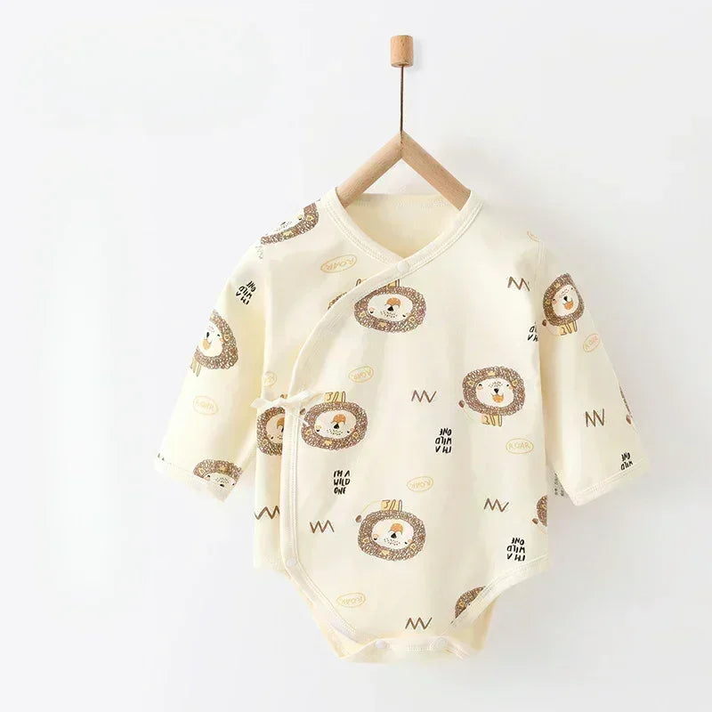 100% Cotton Long Sleeve Bodysuit - Elephant - Bodyfeu